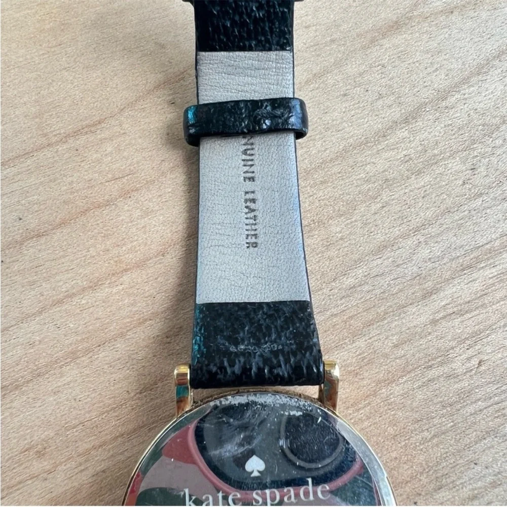 Kate Spade New York black and white polka dot watch NEW BATTERY